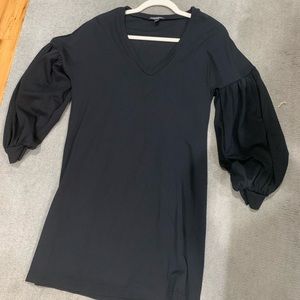 Puff sleeve mini dress